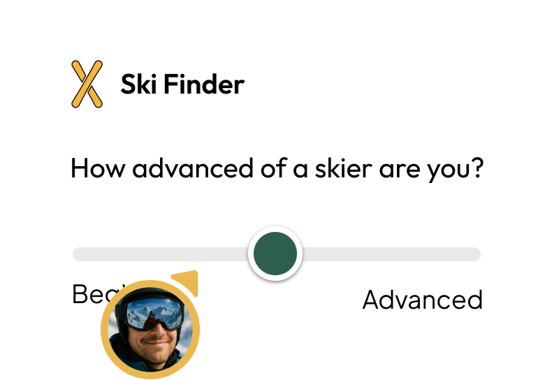 Pack Finder interface with personality slider